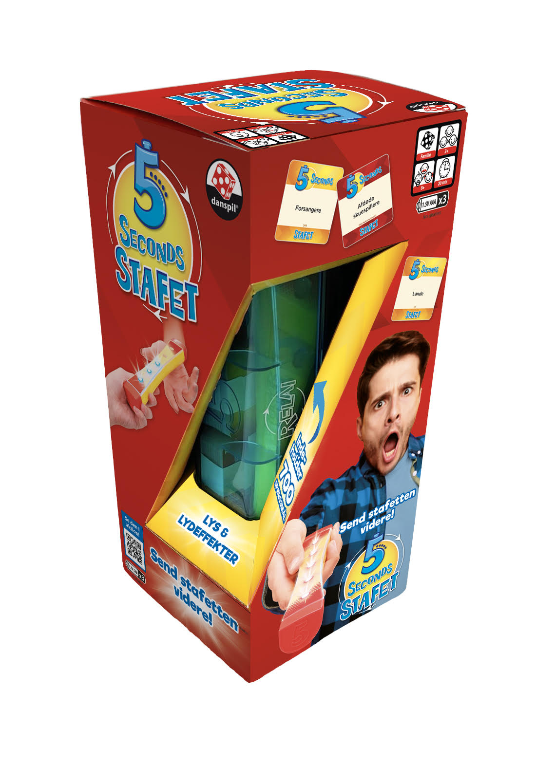 Danspil 5 Seconds Stafet - 5 Seconds Stafet – Årets familiespil - Babyhelp.dk